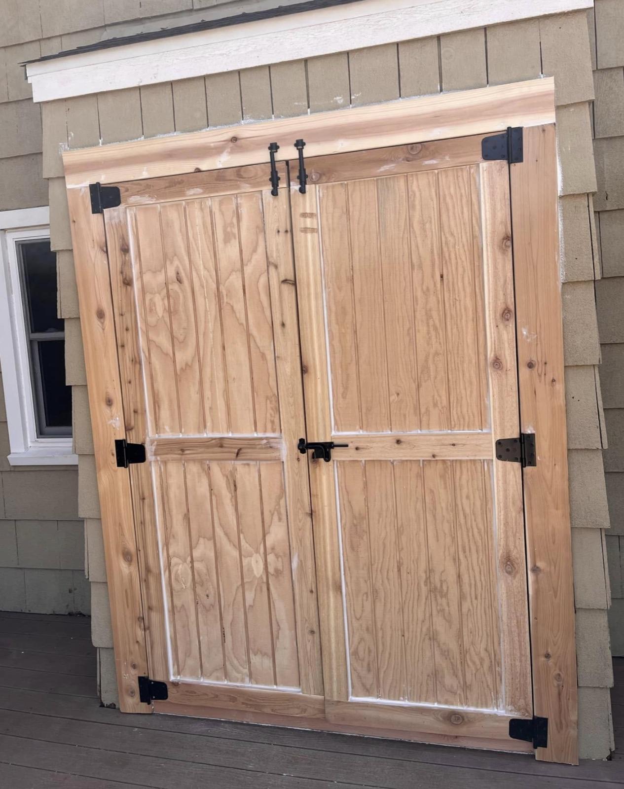 Outdoor Storage Enclosure Build